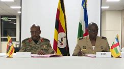ONE AFRICA | UGANDA & CENTRAL AFRICAN REPUBLIC SIGN M.O.U ON MILITARY COOPERATION