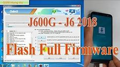 Flash Full Firmware J600G - Samsung J6 2018 8.0 By Odin 3.13.1
