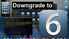 How to downgrade your iPhone 4s to IOS 6 - Tutorial