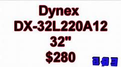 Dynex 32'' LCD HDTV Product Overview (DX-32L220A12)