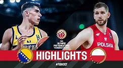 BIH 🇧🇦 v POL 🇵🇱 | Basketball Game Highlights | FIBA Olympic Pre-Qualifying Tournament 2023 POL-EST