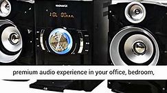 Magnavox MM440 3 Piece CD Shelf System with Digital PLL FM Stereo Radio, Bluetooth Wireless Technolo