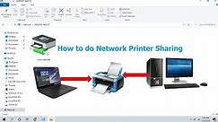 How to Share Printer on Network (Share Printer in-between Computers) Easy