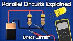 DC parallel circuits explained - The basics how parallel circuits work working principle
