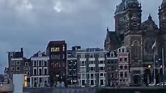 Morning breeze touches my face! Cold but relaxing, happy new year indeed! #centrum #central #station #amsterdam #fbreels #thenetherlands #amazingvideo #spectacular #morning @followers #achitecture | Jackie In Amsterdam