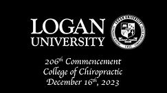 206th Commencement College of Chiropractic - December 2023