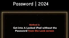 How to Get into A Locked iPad without the Password | 2024 #itunes #macbookpro #hacksandtips #iphonerepair #england #europe #icloudbypass #carrierunlocking #ipadremoval #contentcreator