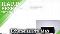 How to Hard Reset iPhone 11 Pro Max - Remove Password in iPhone 11