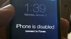 iPhone 4 passcode bypass without losing data | How to Remove iPhone is Disabled on iphone4/3gs