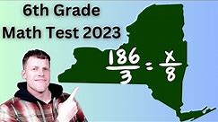 6th Grade Math Test - NY 2023