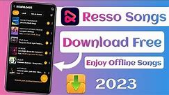 How to download resso app songs | Resso app song download kaise kare | Resso app song download