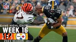 Cincinnati Bengals vs. Pittsburgh Steelers | 2023 Week 16 Game Highlights