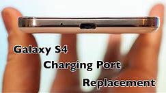 Samsung Galaxy S4 charging port replacement - USB connector replacement video