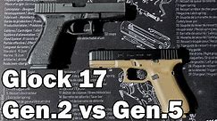 Glock 17 Gen 2 vs Gen 5 - Quoi de Neuf en Trente Ans ?