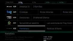Xfinity X1 Guide Scrolling; Stockton, CA Listings (4:3 Guide) (October 24, 2021)
