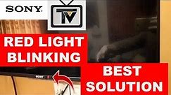How to solve Red light blinking on SONY TV || How to Troubleshoot Red Blinking Light on SONY BRAVIA
