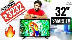 32" Smart Led Tv at ₹3232, Best 32 Inch Smart LED TV Under 5000, Flash Sale at 6PM 18Oct.