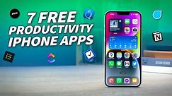 7 Free Productivity Apps for iPhone