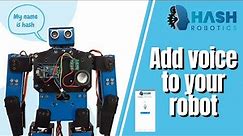 How to make talking robot using Nodemcu ESP8266 | Hash Robotics