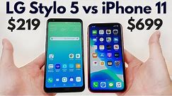 LG Stylo 5 vs iPhone 11 - Who Will Win?
