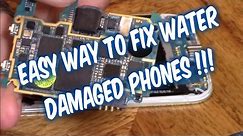 How to fix samsung phone dropped in water not working
