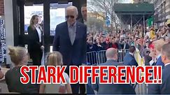 Stark Difference between the Love Trump Gets and the Reception Biden gets