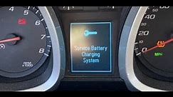 How to Fix "Service Battery Charging System" (Chevy and GM)