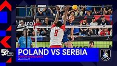 Poland vs. Serbia I Match Highlights 1/4 Finals I CEV EuroVolley 2023 Men