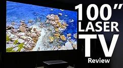 MASSIVE 100 INCH 4K Laser TV! | HiSense 100L5F Review