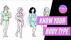 Basic female body types / know your body type / Fashion Tips