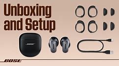 Bose QuietComfort Ultra Earbuds – Unboxing and Setup