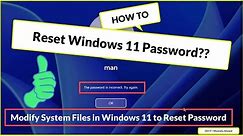 How to Reset Password on Windows 11 Easily . [Tutorial]