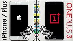 iPhone 7 Plus vs. OnePlus 3 Speed Test