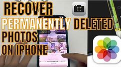 Full Guide: How to Recover Permanently Deleted Photos from iPhone – iPhone Deleted Photos Recovery