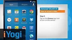 How to do Video recording on Samsung® GALAXY S4