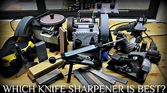 SO WHICH KNIFE SHARPENER IS THE BEST ? - Work Sharp , Tormek , Edge Pro , Wet Stones - HD Video