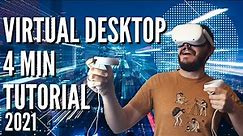 Quest 2 and Quest 3 Virtual Desktop Tutorial and Setup in Less Than 5 Minutes - Play Wireless PC VR
