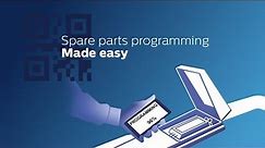 Philips Service tag: easy and fast programming