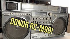JVC RC-M90 Boombox Repair Project (Part 3). Unboxing a Spares or Repair Donor Radio Cassette