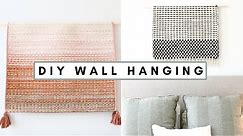 DIY wall hanging | How to hang a rug in Under 5 MIN