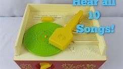 Vintage 1971 Fisher Price Music Box Record Player 995 - Playing All Songs