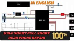 Dead phone Repair 💯.How to find short-circuit in Mobile.VPH Line or Power ic output secondary lines.