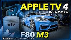 How to install an Apple TV 4 in Tommy L Garage's BMW F80 M3! Better than CarPlay?? F80 M3 Mods!