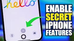 Enable 10 iPhone HIDDEN Features Using SECRET Settings !