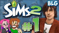 Lets Play The Sims 2 (PS2) - Part 1 - Moving Out