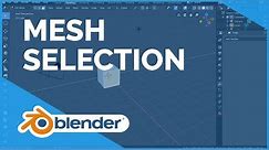 Mesh Selection Mode - Blender 2.80 Fundamentals