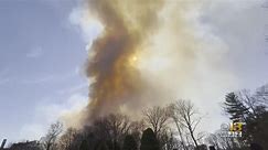 Evacuated residents return home after 700 acres burned from Owings Mills fire