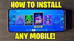 How To Install & Download Fortnite On Any Mobile Device For FREE!
