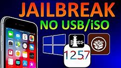 CheckRa1n Jailbreak iOS 12.5.7 Windows Without USB | Jailbreak iPhone 6/6+/5S iPad Mini 2/3| WinRa1n