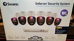 Swann 4K Enforcer Security Camera System 2TB DVR 6 Cameras 8 Channel Wired Surveillance System